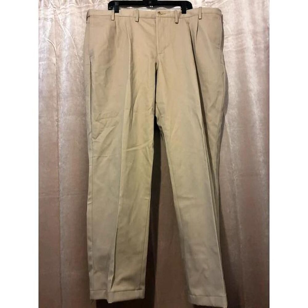 Lands-end Men's Cream Trousers